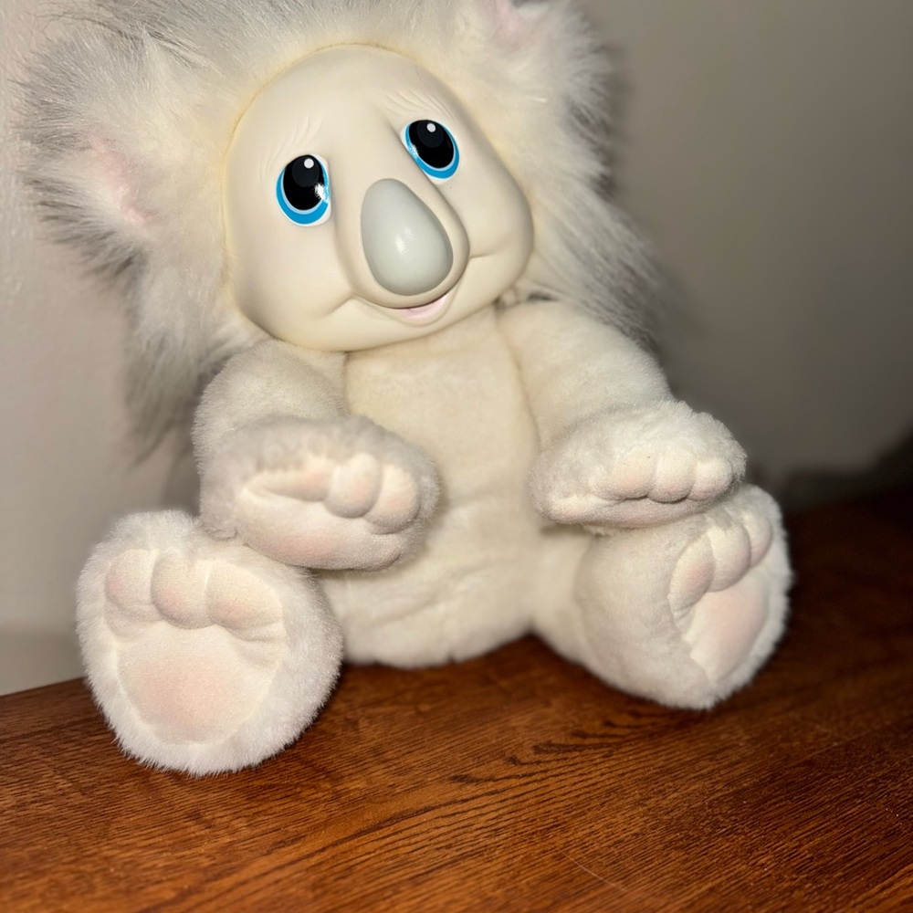 Vintage 1997 Barney White Plush Koala Toy